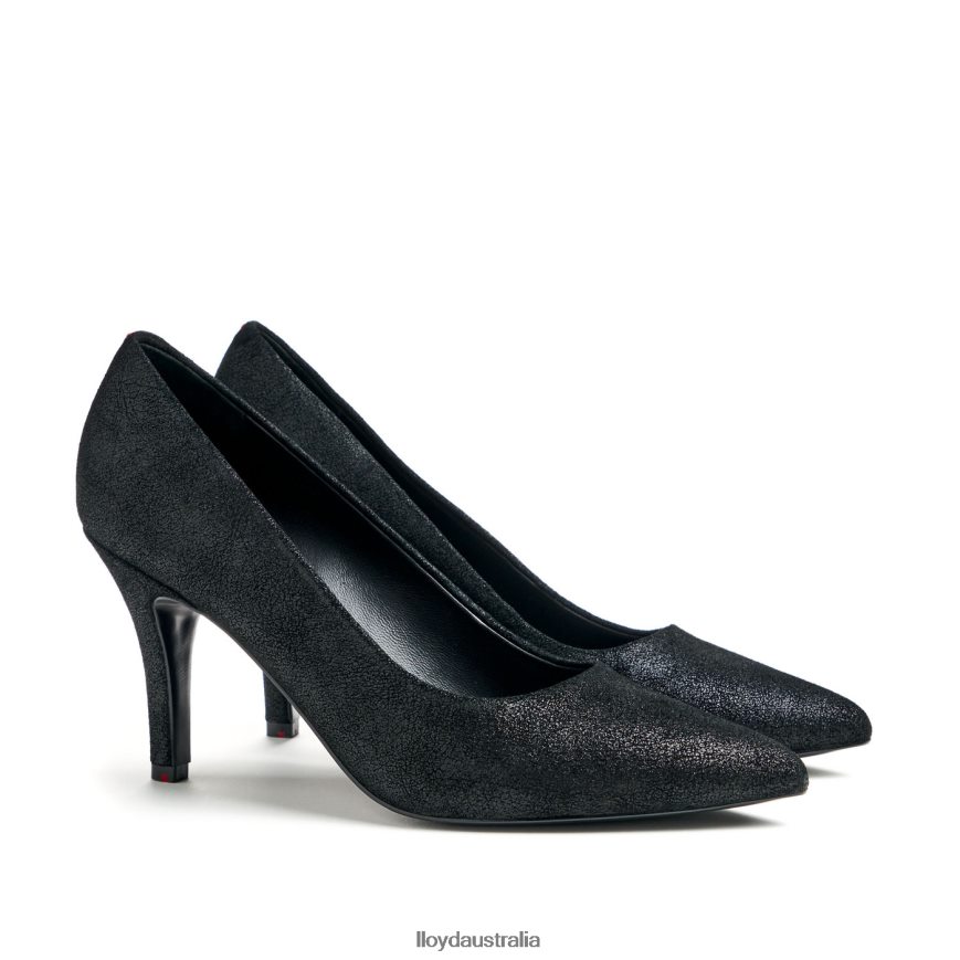 LLOYD Women LEATHER EFFECT PUMPS black Shoes H6PTLF1015