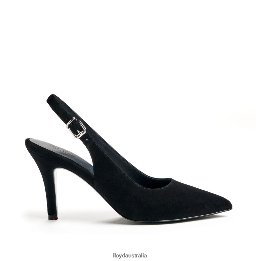 LLOYD Women ROUGH LEATHER PUMPS black Shoes H6PTLF1012