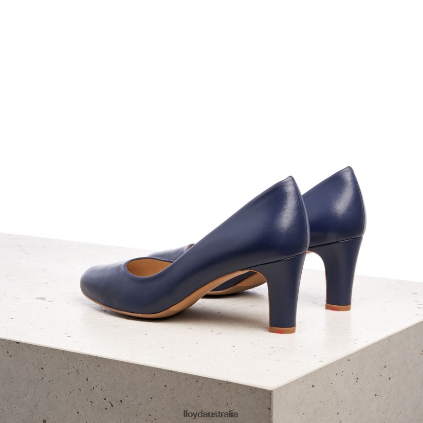 LLOYD Women ROUGH LEATHER PUMPS blue Shoes H6PTLF1052