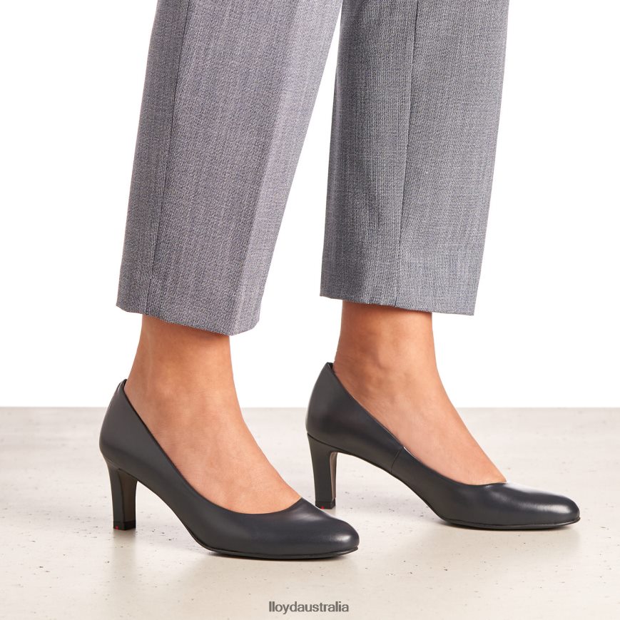 LLOYD Women ROUGH LEATHER PUMPS blue Shoes H6PTLF1062