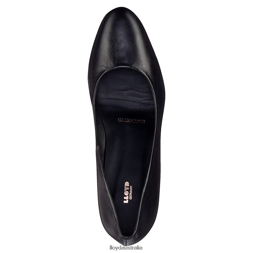 LLOYD Women SMOOTH LEATHER PUMPS black Shoes H6PTLF1007