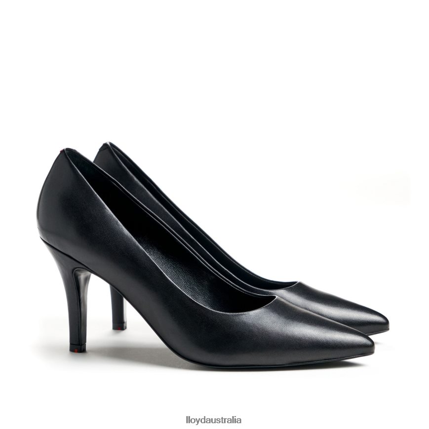 LLOYD Women SMOOTH LEATHER PUMPS black Shoes H6PTLF1014