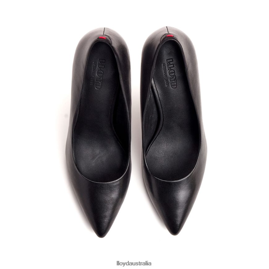 LLOYD Women SMOOTH LEATHER PUMPS black Shoes H6PTLF1014