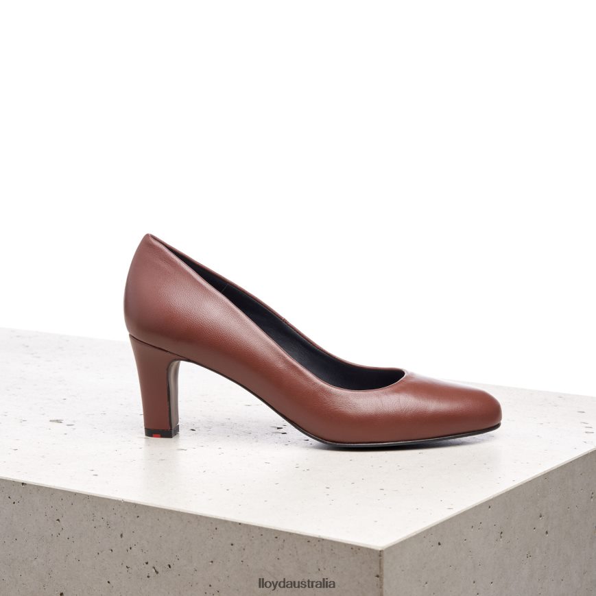 LLOYD Women SMOOTH LEATHER PUMPS brown Shoes H6PTLF1050