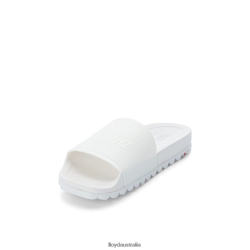 LLOYD Women BATH SLIDES white Shoes H6PTLF1316