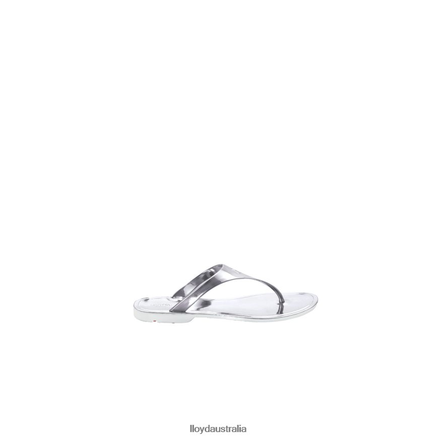 LLOYD Women FLIP FLOP silver Shoes H6PTLF1318