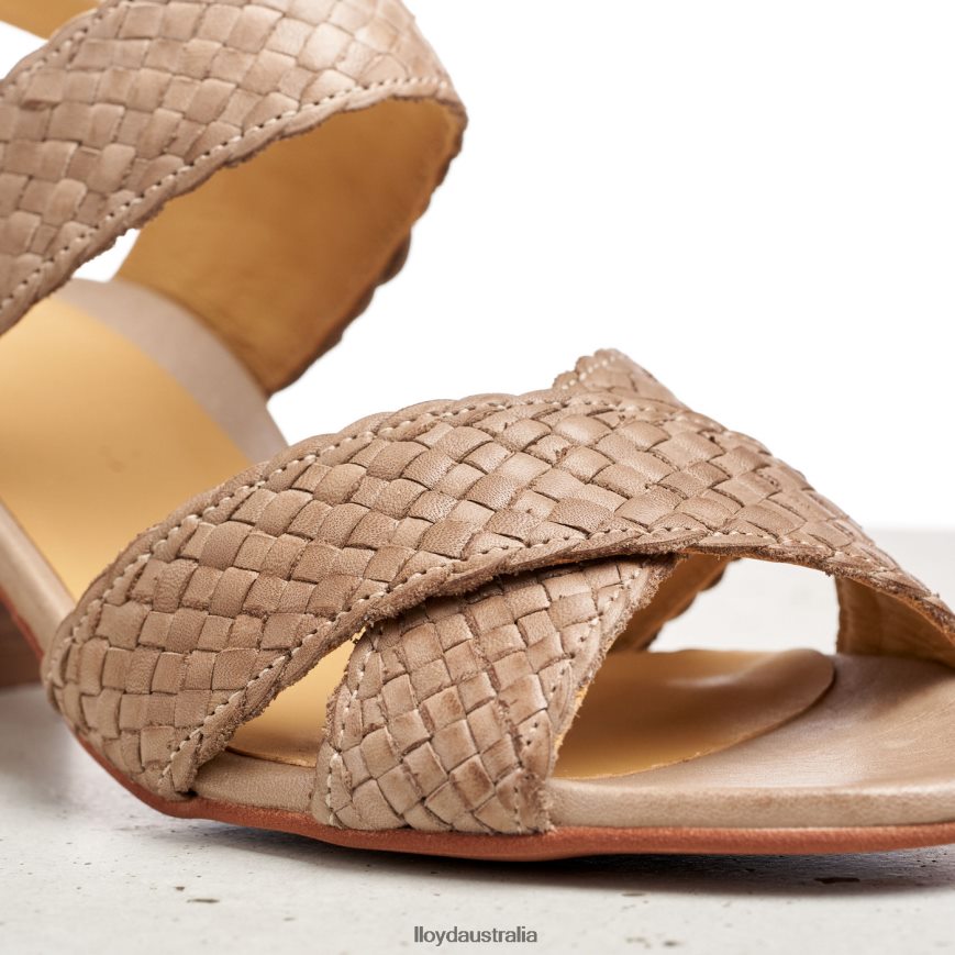 LLOYD Women LEATHER SANDALE beige Shoes H6PTLF1217
