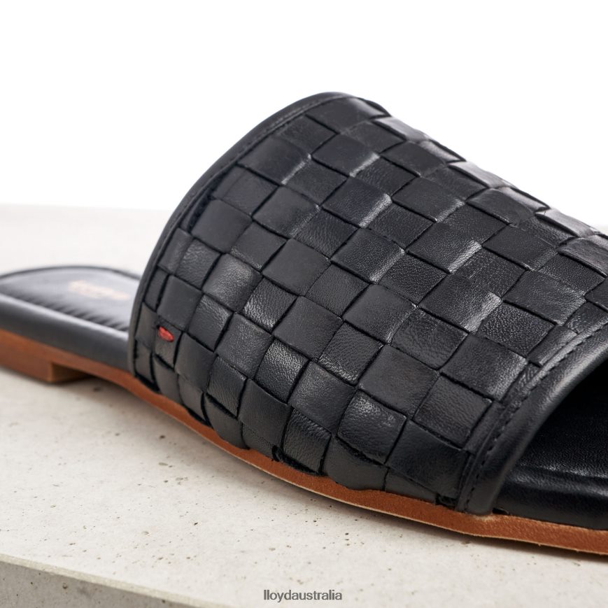 LLOYD Women LEATHER SANDALE black Shoes H6PTLF1230