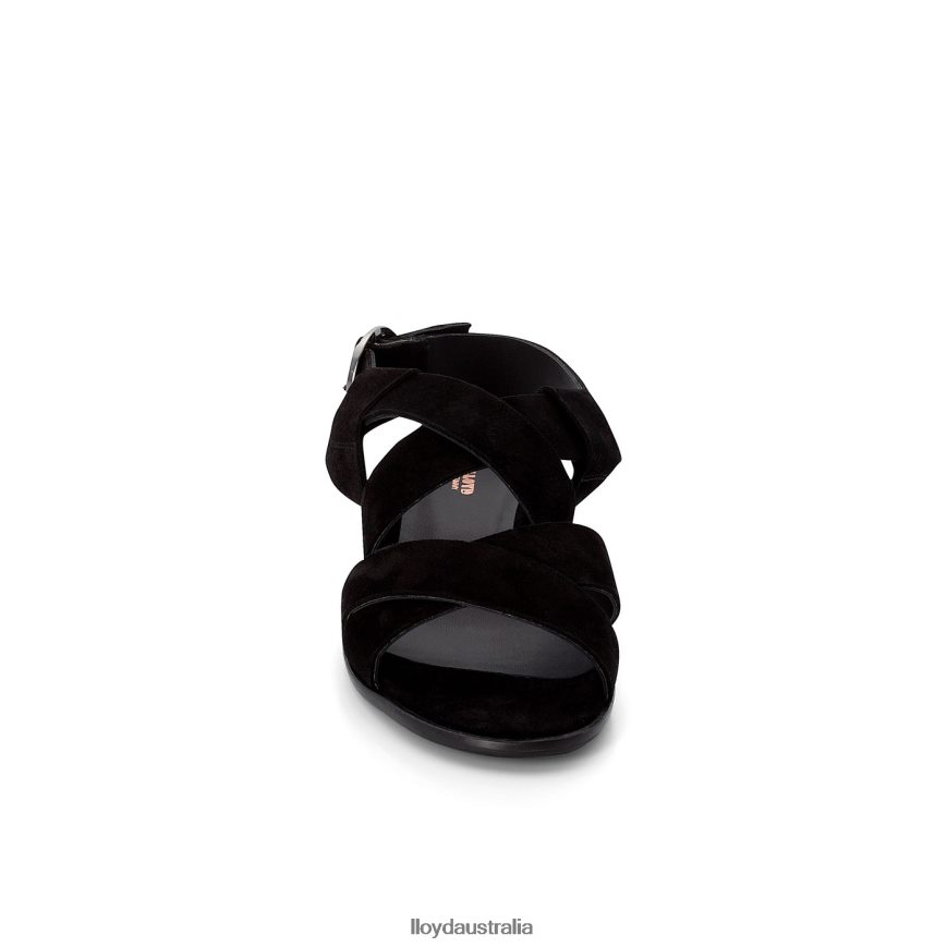 LLOYD Women SUEDE SANDALE black Shoes H6PTLF1239