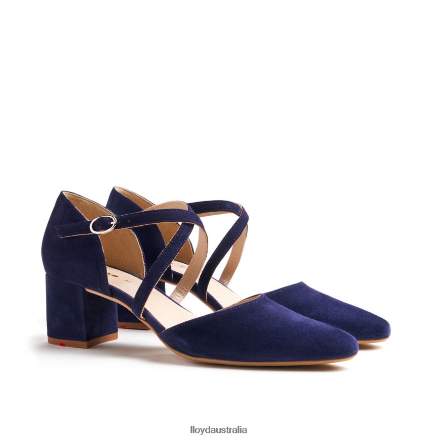 LLOYD Women SUEDE SANDALE blue Shoes H6PTLF1082