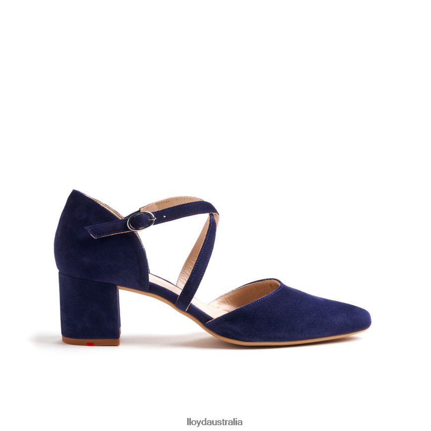 LLOYD Women SUEDE SANDALE blue Shoes H6PTLF1082