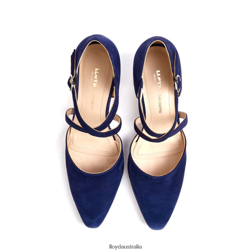 LLOYD Women SUEDE SANDALE blue Shoes H6PTLF1082