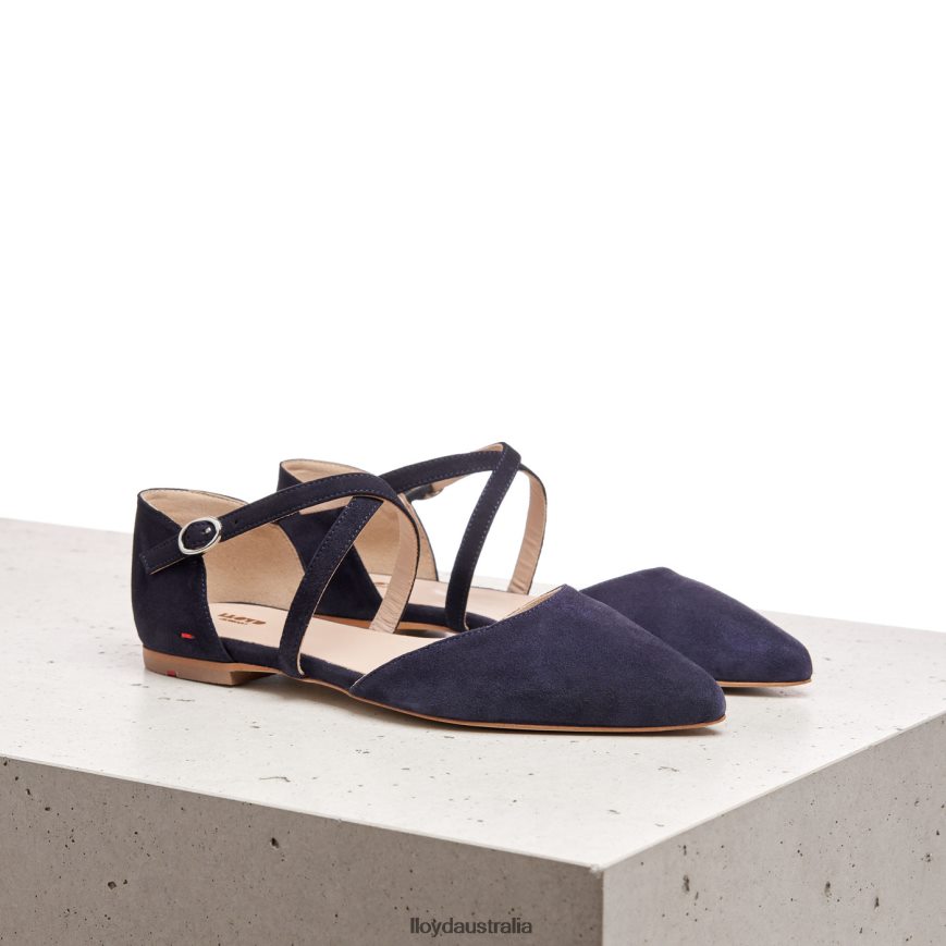 LLOYD Women SUEDE SANDALE blue Shoes H6PTLF1161