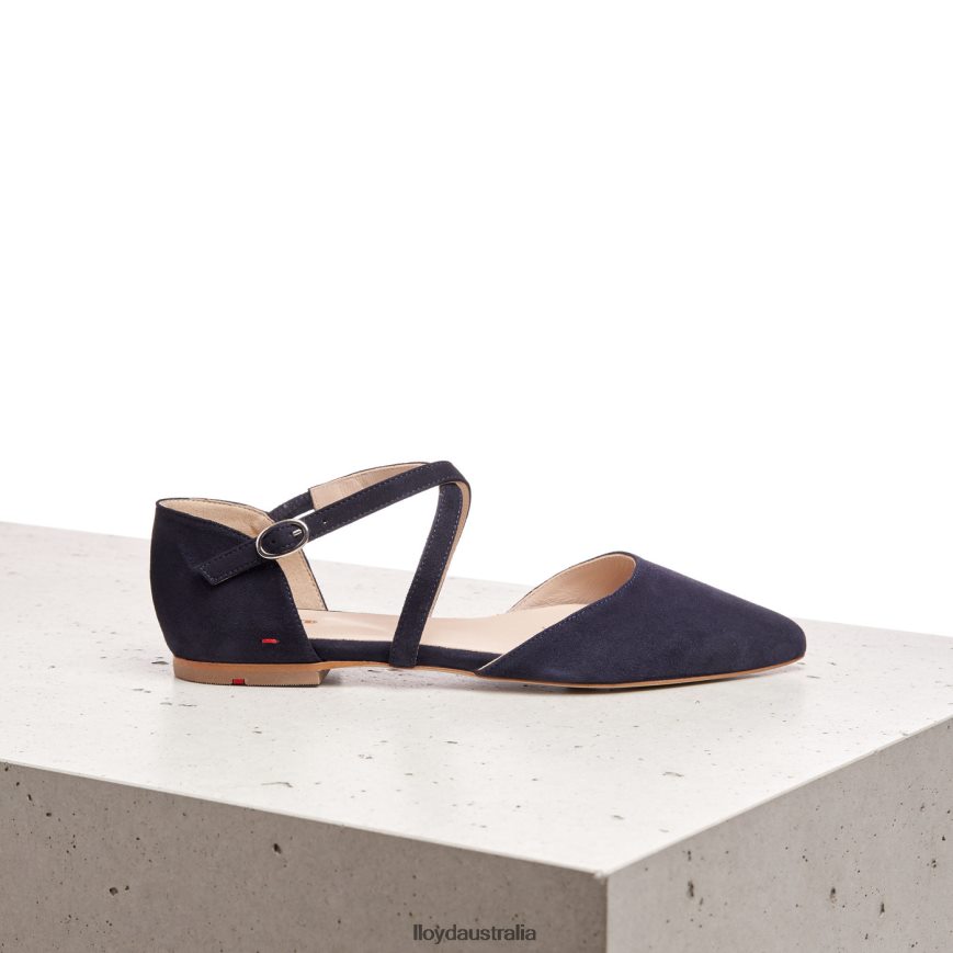 LLOYD Women SUEDE SANDALE blue Shoes H6PTLF1161