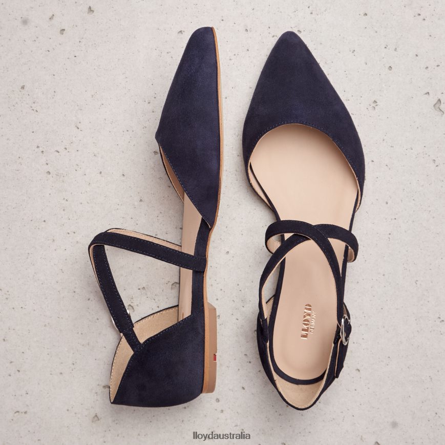 LLOYD Women SUEDE SANDALE blue Shoes H6PTLF1161