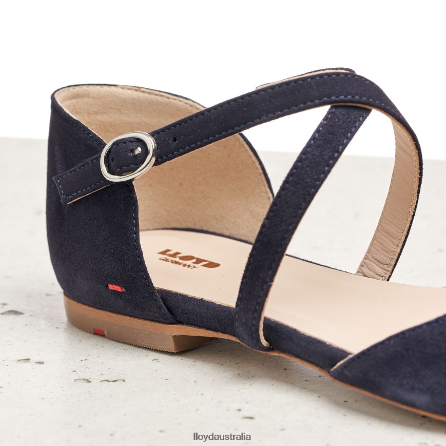 LLOYD Women SUEDE SANDALE blue Shoes H6PTLF1161