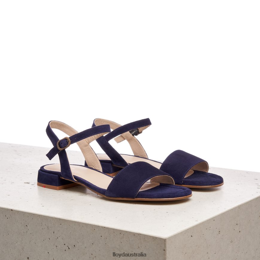 LLOYD Women SUEDE SANDALE blue Shoes H6PTLF1164