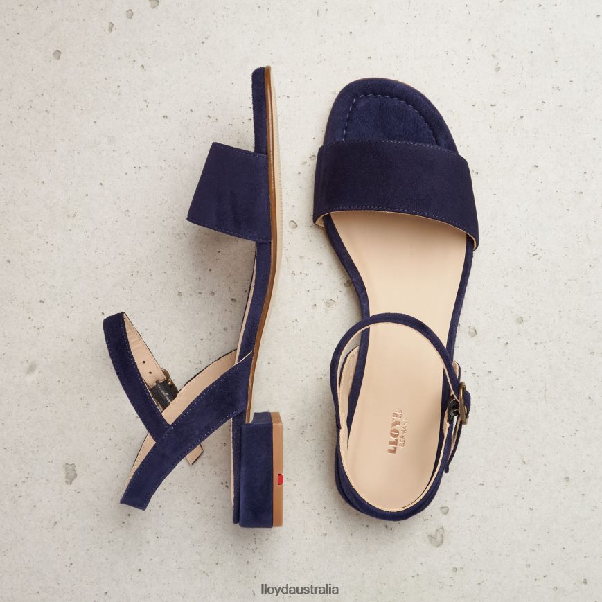 LLOYD Women SUEDE SANDALE blue Shoes H6PTLF1164