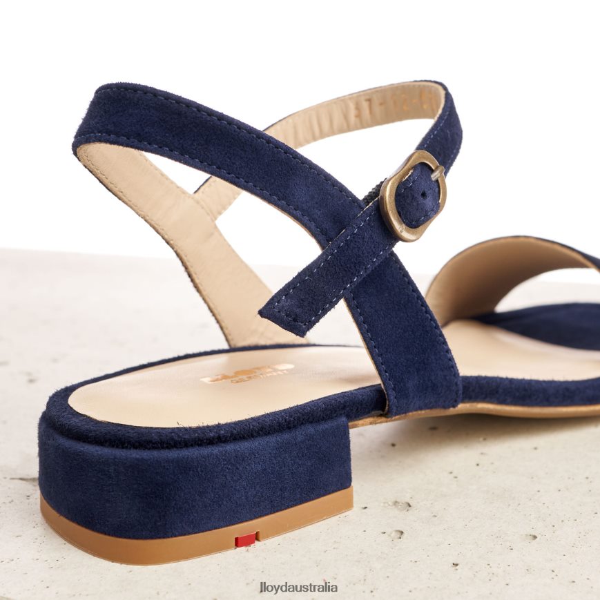 LLOYD Women SUEDE SANDALE blue Shoes H6PTLF1164