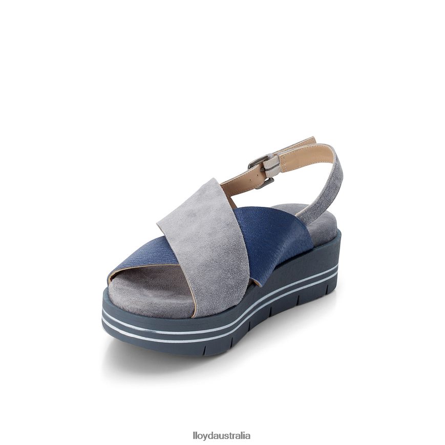 LLOYD Women SUEDE SANDALE blue Shoes H6PTLF1251
