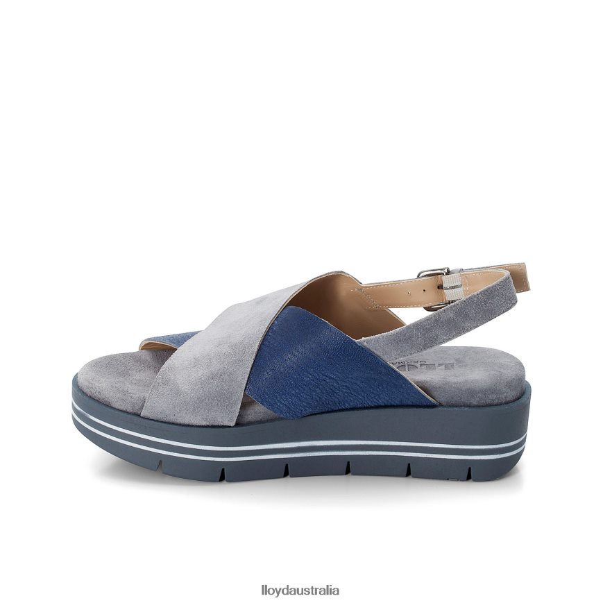 LLOYD Women SUEDE SANDALE blue Shoes H6PTLF1251
