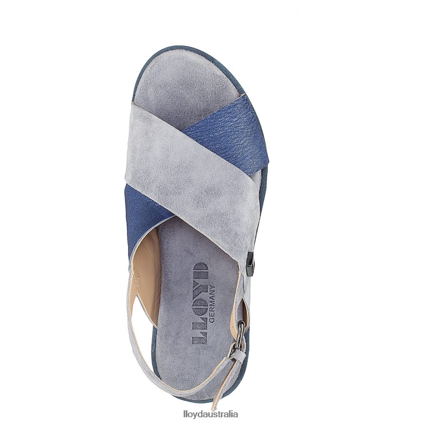 LLOYD Women SUEDE SANDALE blue Shoes H6PTLF1251