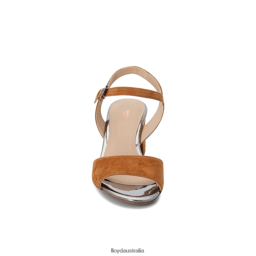 LLOYD Women SUEDE SANDALE brown Shoes H6PTLF1174