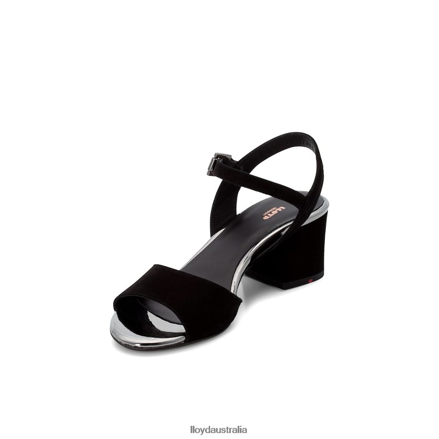 LLOYD Women SUEDE SURFACE SANDALE black Shoes H6PTLF1173