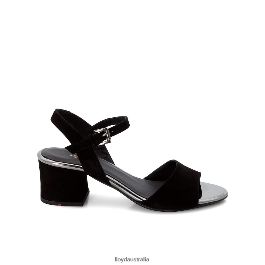 LLOYD Women SUEDE SURFACE SANDALE black Shoes H6PTLF1173