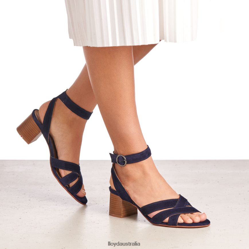 LLOYD Women SUEDE SURFACE SANDALE blue Shoes H6PTLF1159