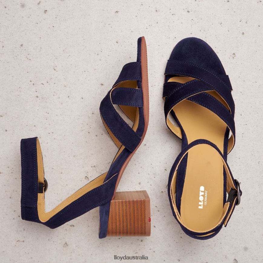 LLOYD Women SUEDE SURFACE SANDALE blue Shoes H6PTLF1159