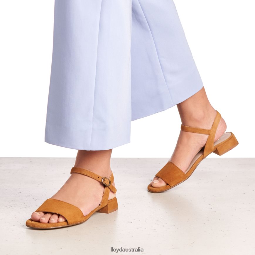 LLOYD Women SUEDE SURFACE SANDALE brown Shoes H6PTLF1158