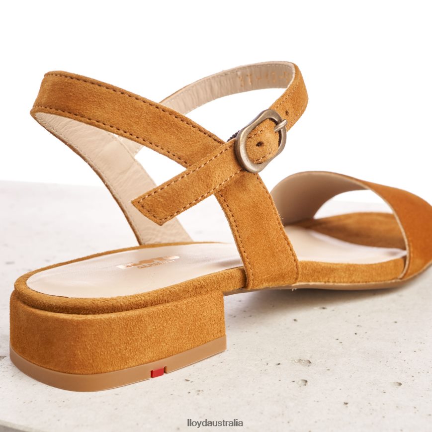 LLOYD Women SUEDE SURFACE SANDALE brown Shoes H6PTLF1158