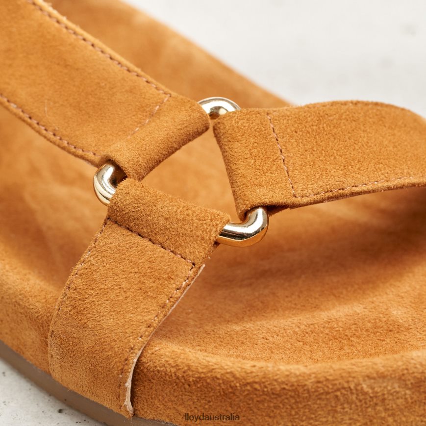 LLOYD Women SUEDE SURFACE SANDALE brown Shoes H6PTLF1228