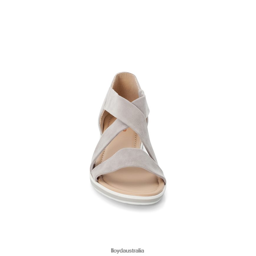 LLOYD Women SUEDE SURFACE SANDALE grey Shoes H6PTLF1247
