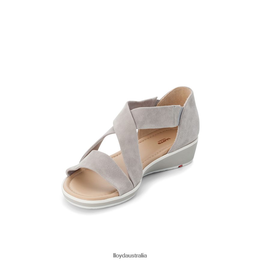 LLOYD Women SUEDE SURFACE SANDALE grey Shoes H6PTLF1247