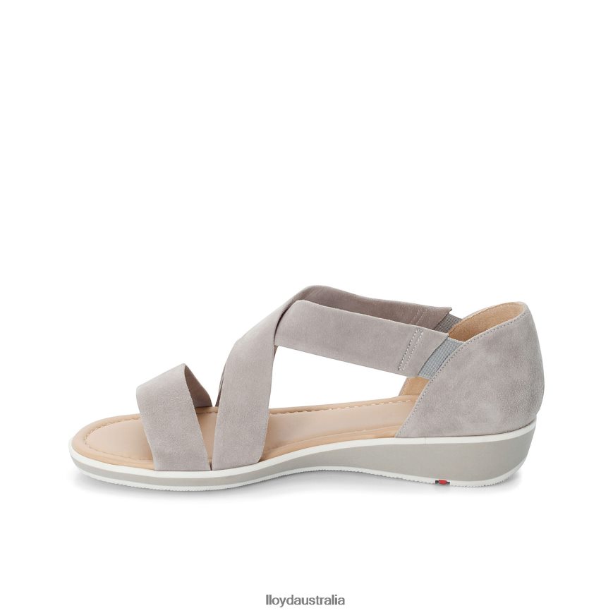LLOYD Women SUEDE SURFACE SANDALE grey Shoes H6PTLF1247
