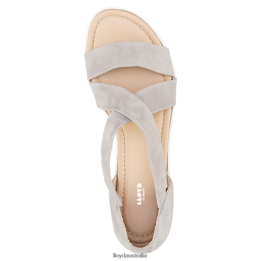 LLOYD Women SUEDE SURFACE SANDALE grey Shoes H6PTLF1247