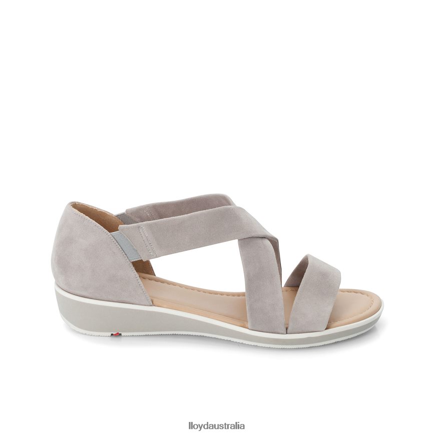 LLOYD Women SUEDE SURFACE SANDALE grey Shoes H6PTLF1247