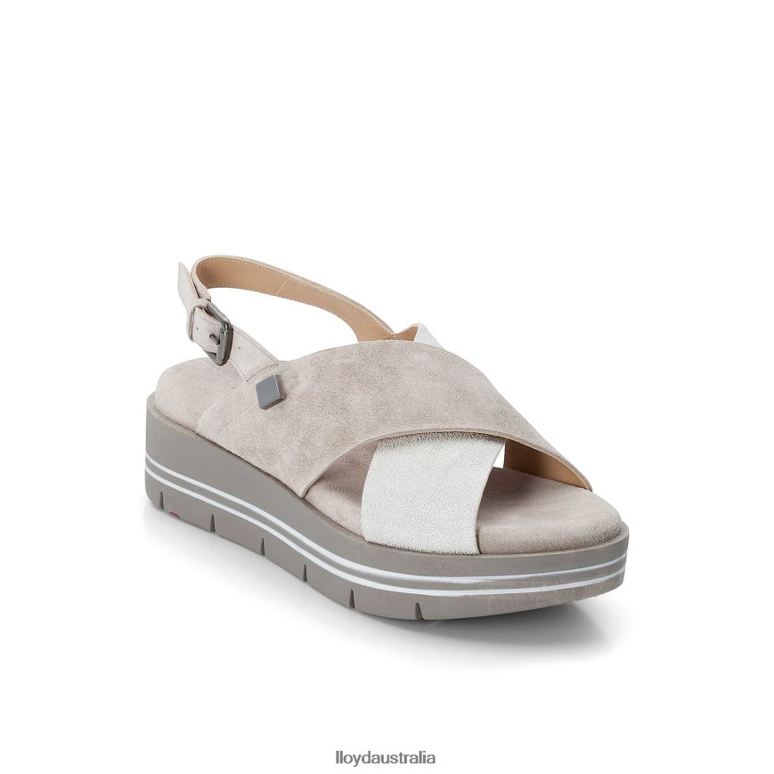 LLOYD Women SUEDE SURFACE SANDALE grey Shoes H6PTLF1252