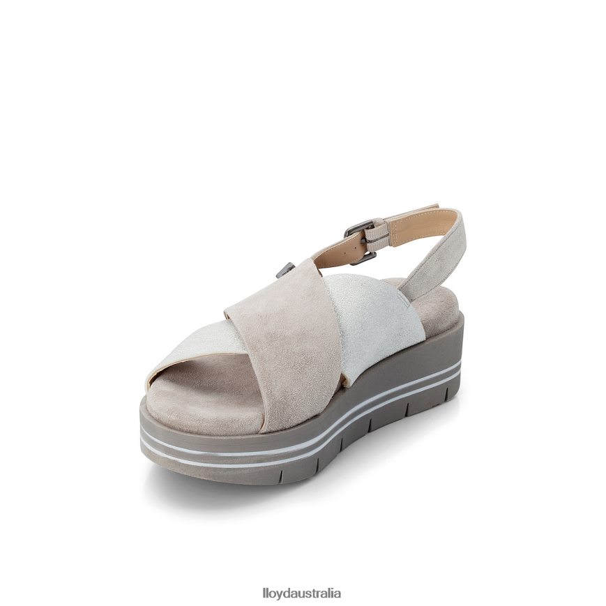 LLOYD Women SUEDE SURFACE SANDALE grey Shoes H6PTLF1252