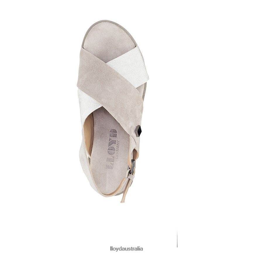 LLOYD Women SUEDE SURFACE SANDALE grey Shoes H6PTLF1252
