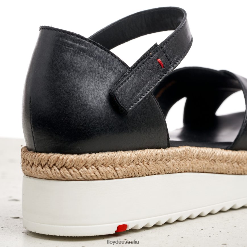 LLOYD Women WEDGE SANDALE black Shoes H6PTLF1242