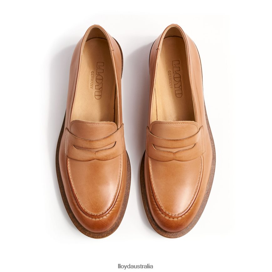 LLOYD Women LEATHER SLIPPER brown Shoes H6PTLF1077