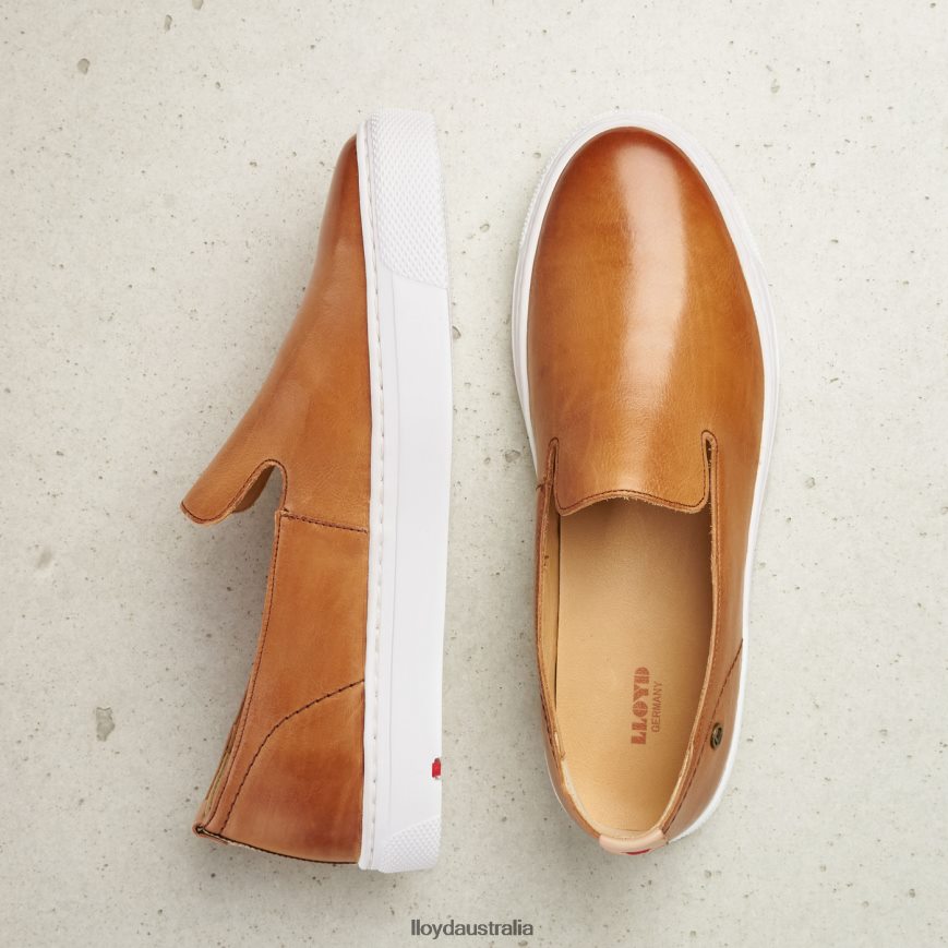 LLOYD Women LEATHER SLIPPER brown Shoes H6PTLF1349