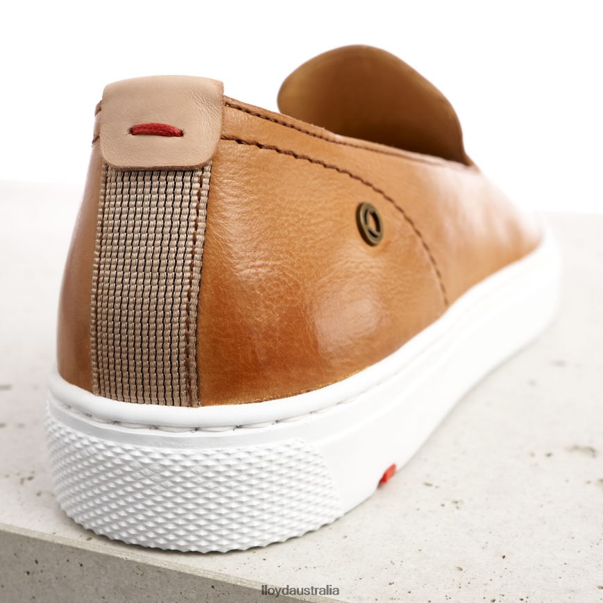LLOYD Women LEATHER SLIPPER brown Shoes H6PTLF1349