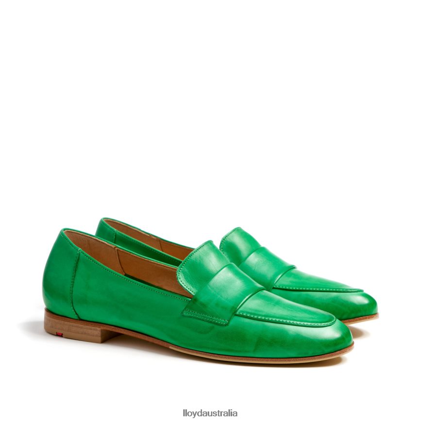 LLOYD Women LEATHER SLIPPER green Shoes H6PTLF1120