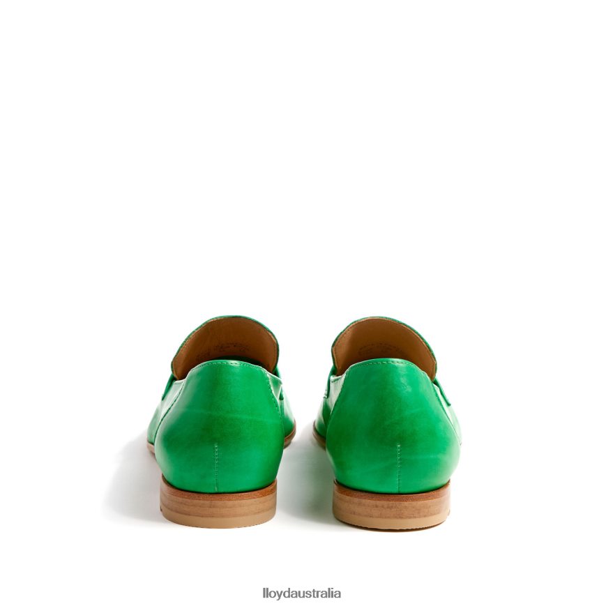 LLOYD Women LEATHER SLIPPER green Shoes H6PTLF1120