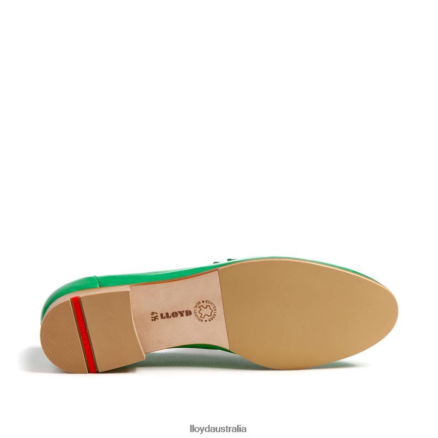 LLOYD Women LEATHER SLIPPER green Shoes H6PTLF1120