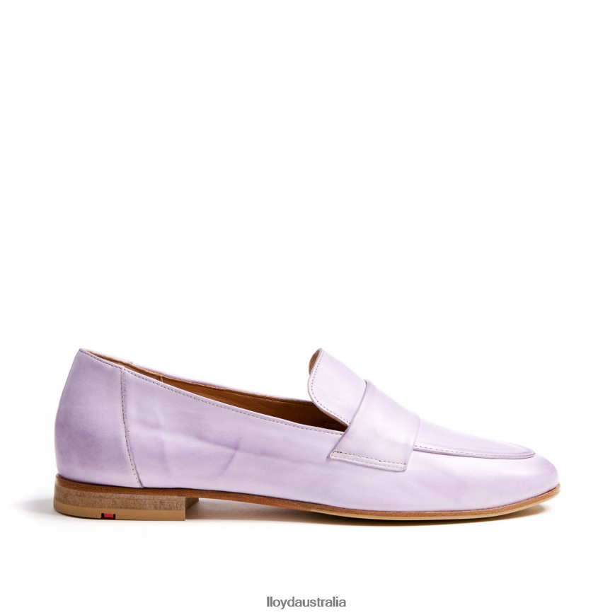 LLOYD Women LEATHER SLIPPER purple Shoes H6PTLF1128